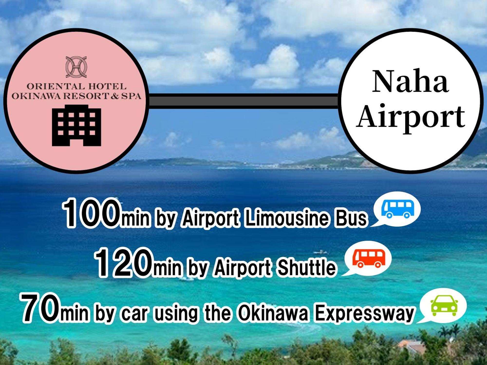 Oriental Hotel Okinawa Resort & Spa Наго Екстериор снимка Access to the hotel